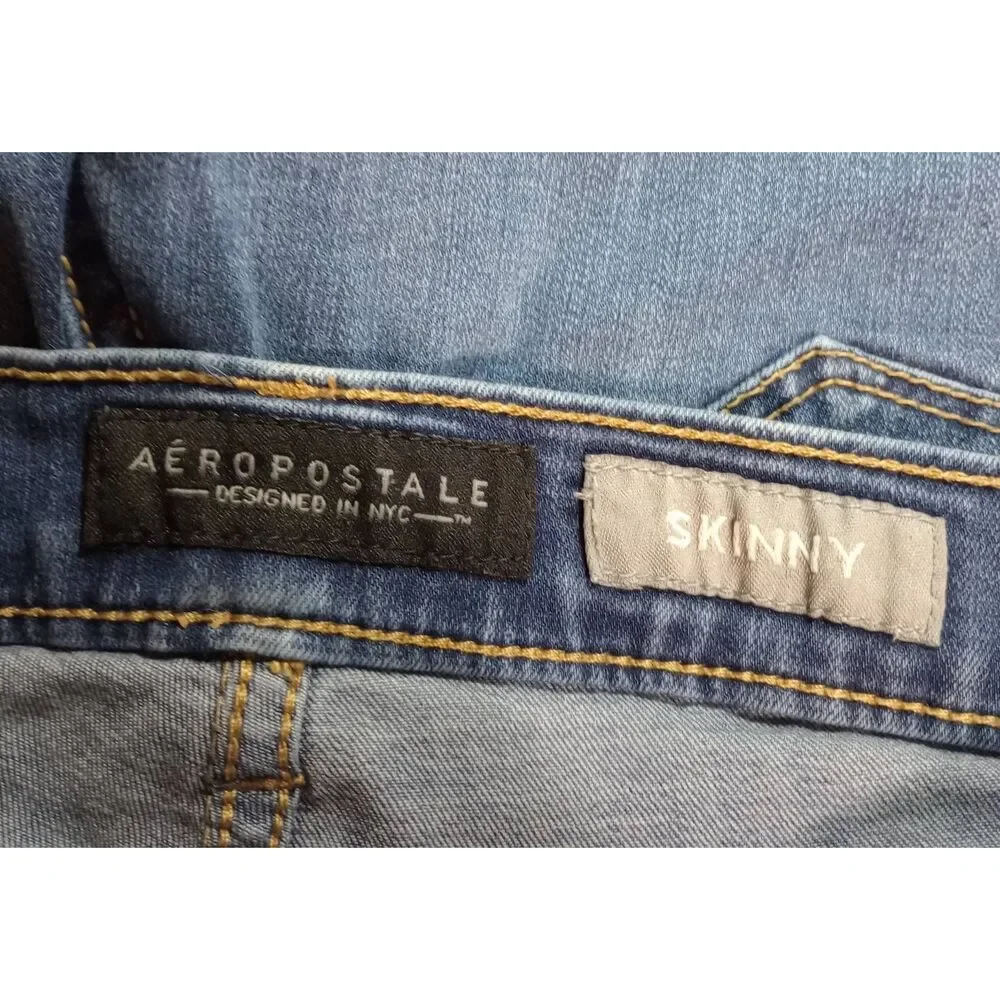 Aeropostale Jeans Ladies 2 Skinny Distressed‎
